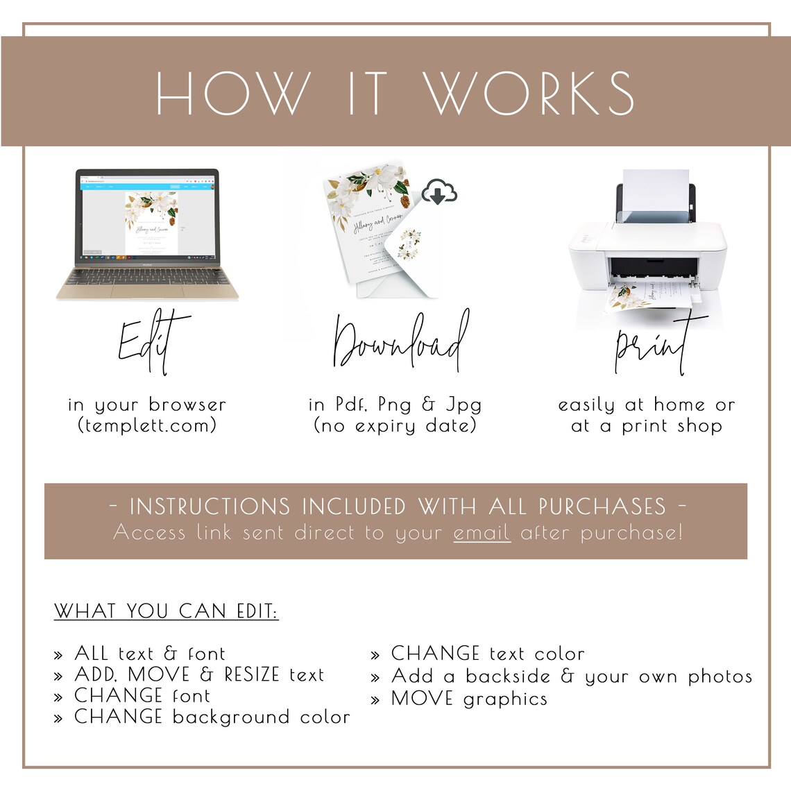 Modern Calligraphy Price List Sign Template Small Business Etsy