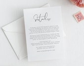 Wedding Details Card Template Elegant Wedding Invitation Insert Details Card Instant Download Printable Wedding Invitation Template 120