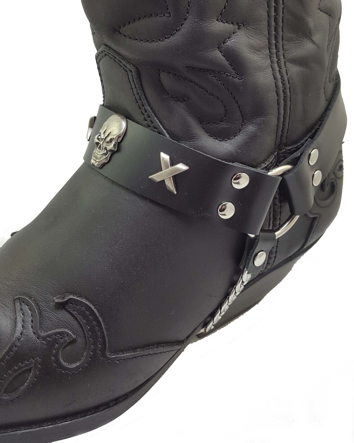 cowboy boot harness straps