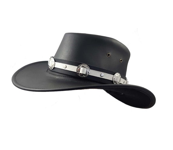white leather cowboy hat