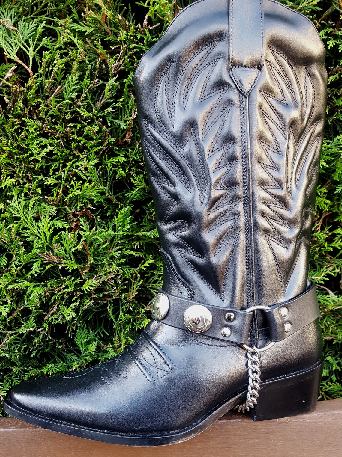 cowboy boot shaft strap
