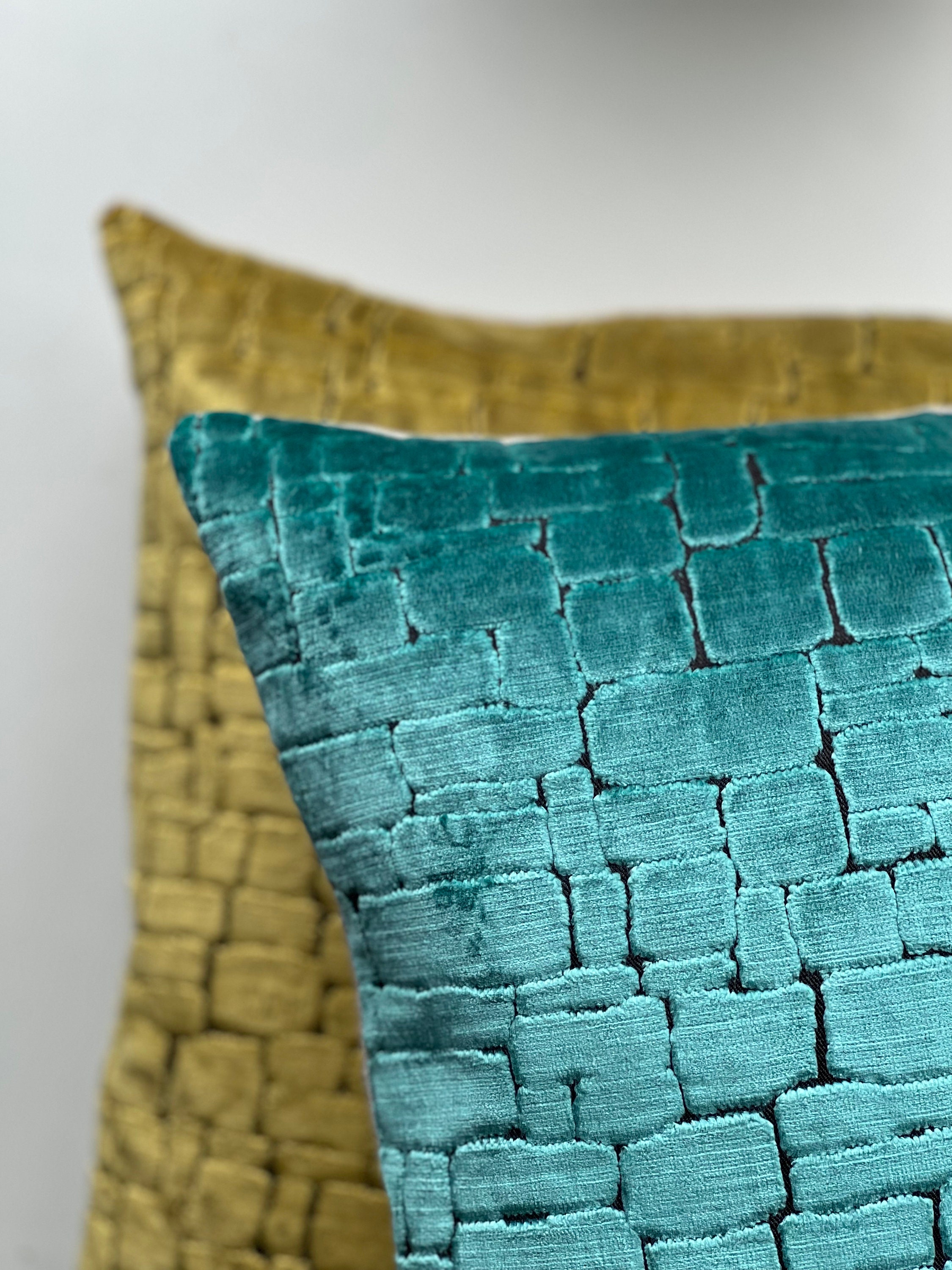 Harlequin velvet cushions online