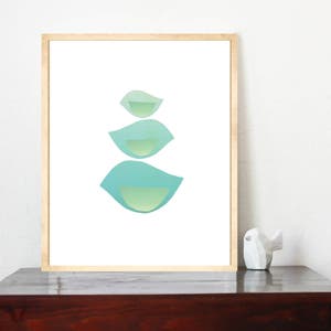 BOGO SALE Blue Birds 11x14 Childrens Wall Art Print