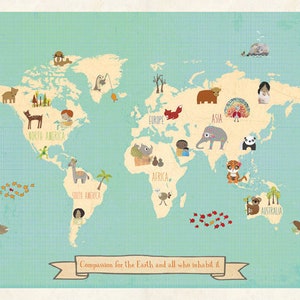 Animal World Map