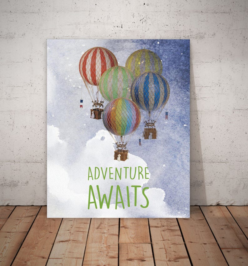 vintage travel art for nursery