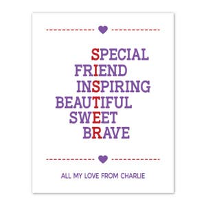 Personalized Gift, Gift for Sister, Sister Gift Ideas, Valentine's Gift for Sister, Gift for Her, Gift Ideas for Women