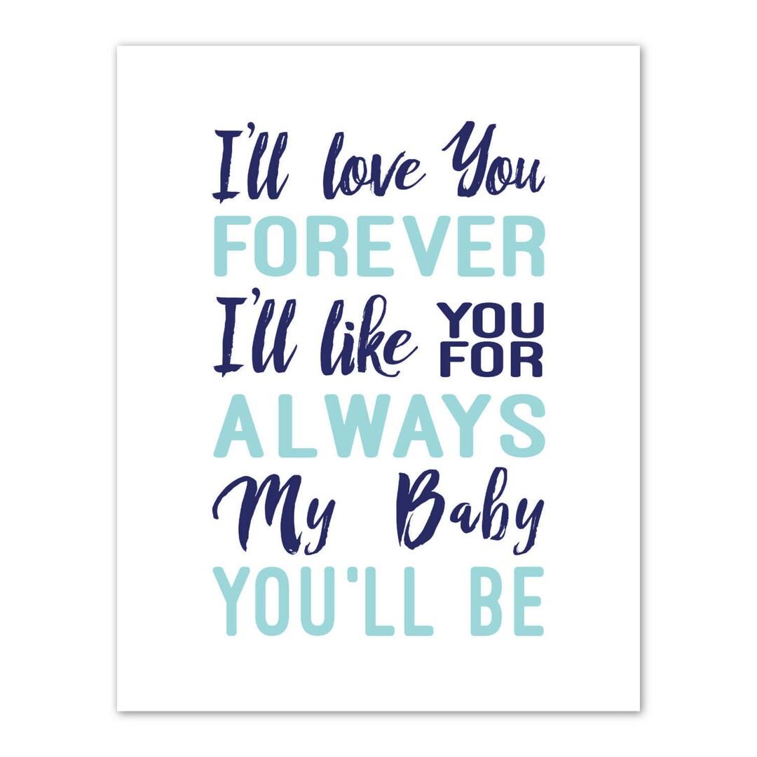 Personalized Boy Nursery Wall Art, Baby Boys Room, Baby Artwork, Boy