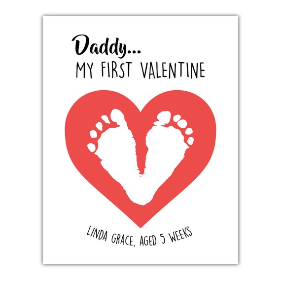 Valentine's Day Gifts From Baby To Dad Ideas Daddy You're My First
