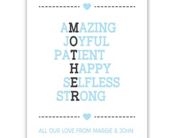 Gift for Mom, Mother's Day Gift, Birthday Gift For Mom, Christmas Gift for Mom, Gift from Daughter, Gift from Son