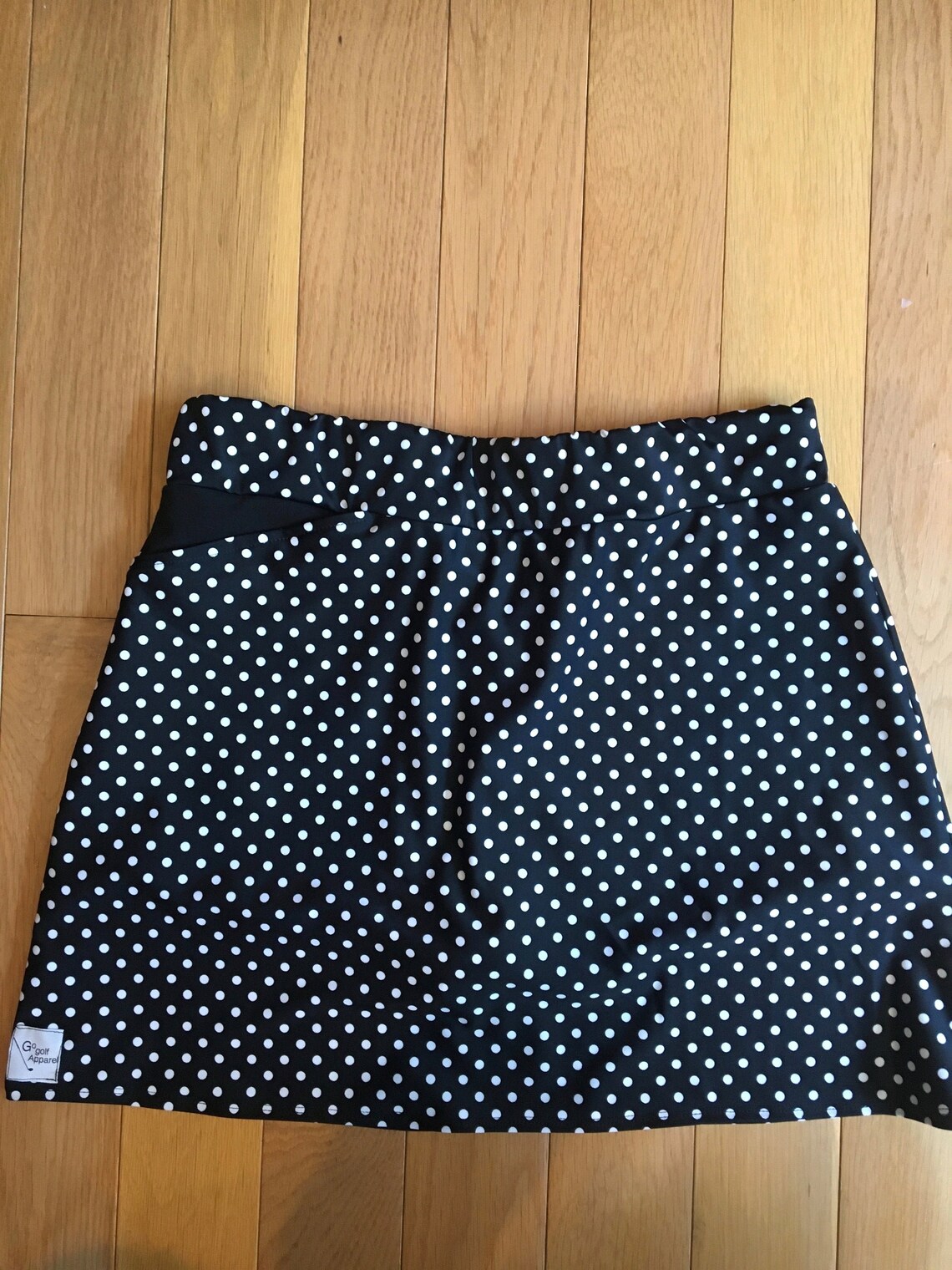Black & White Polka Dot Golf Skirt / Skort Running / Etsy