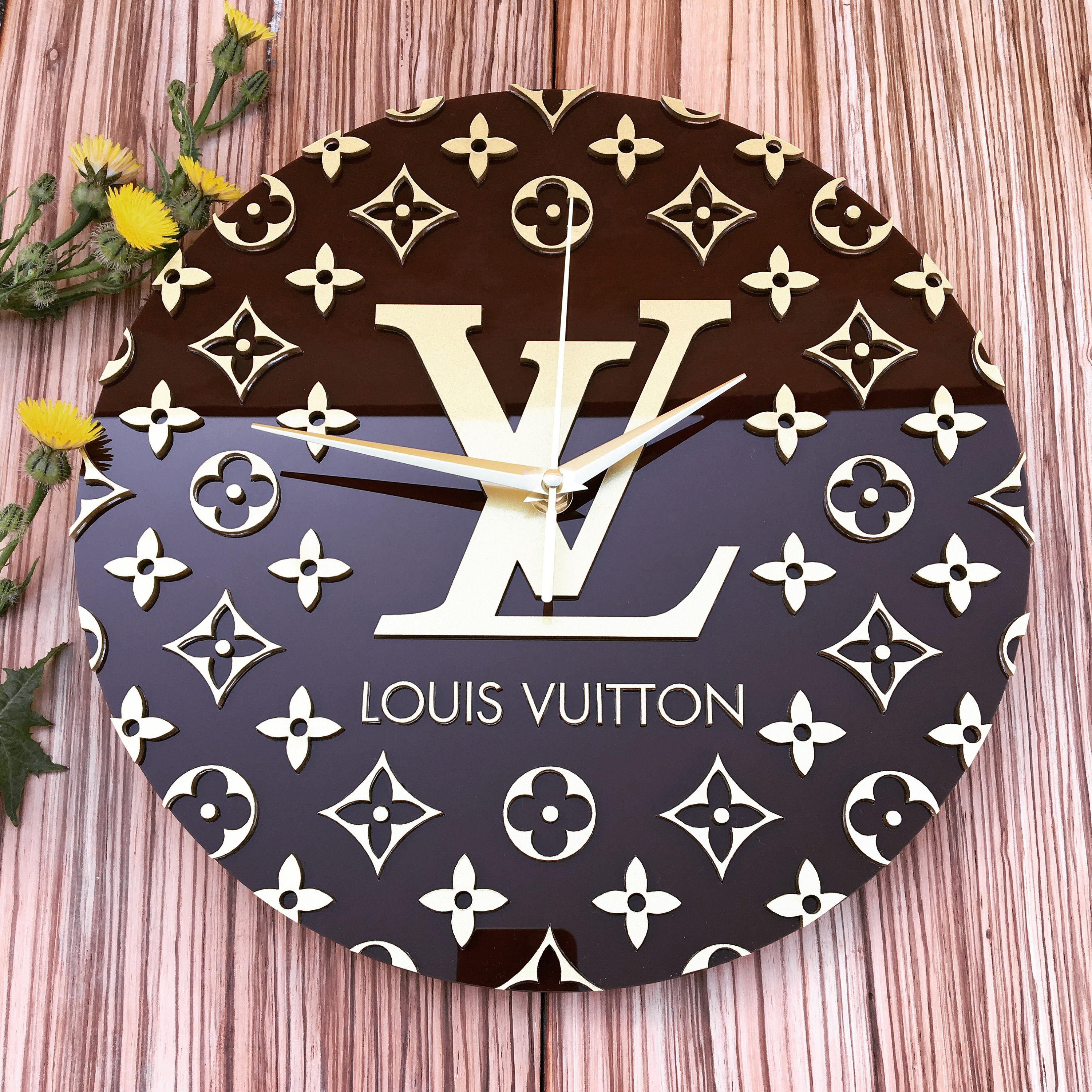 Louis Vuitton Wall Clock Etsy