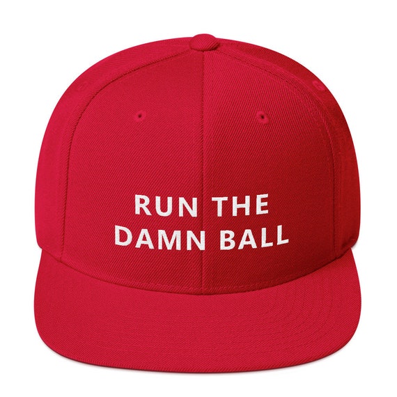 run the damn ball hat uga