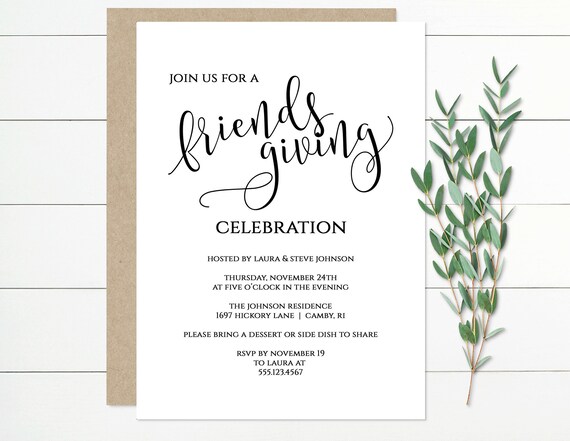 Free Thanksgiving Dinner Online Invitations Evite