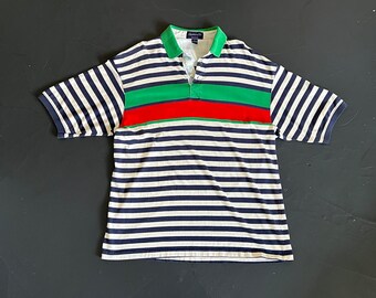 Vintage Striped Polo Tee