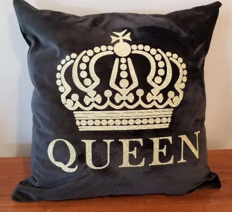 Queen Throw Pillow Cover Etsy