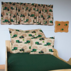 John Deere Tractor Crib Bedding Set Quilt and Sheet for Nursery Pink Etsy