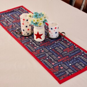 4th of July Table Runner,4th of July Table Decor,4th of July Table Linens,Patriotic Table Runner,Patriotic Table Linens,Patriotic Decor
