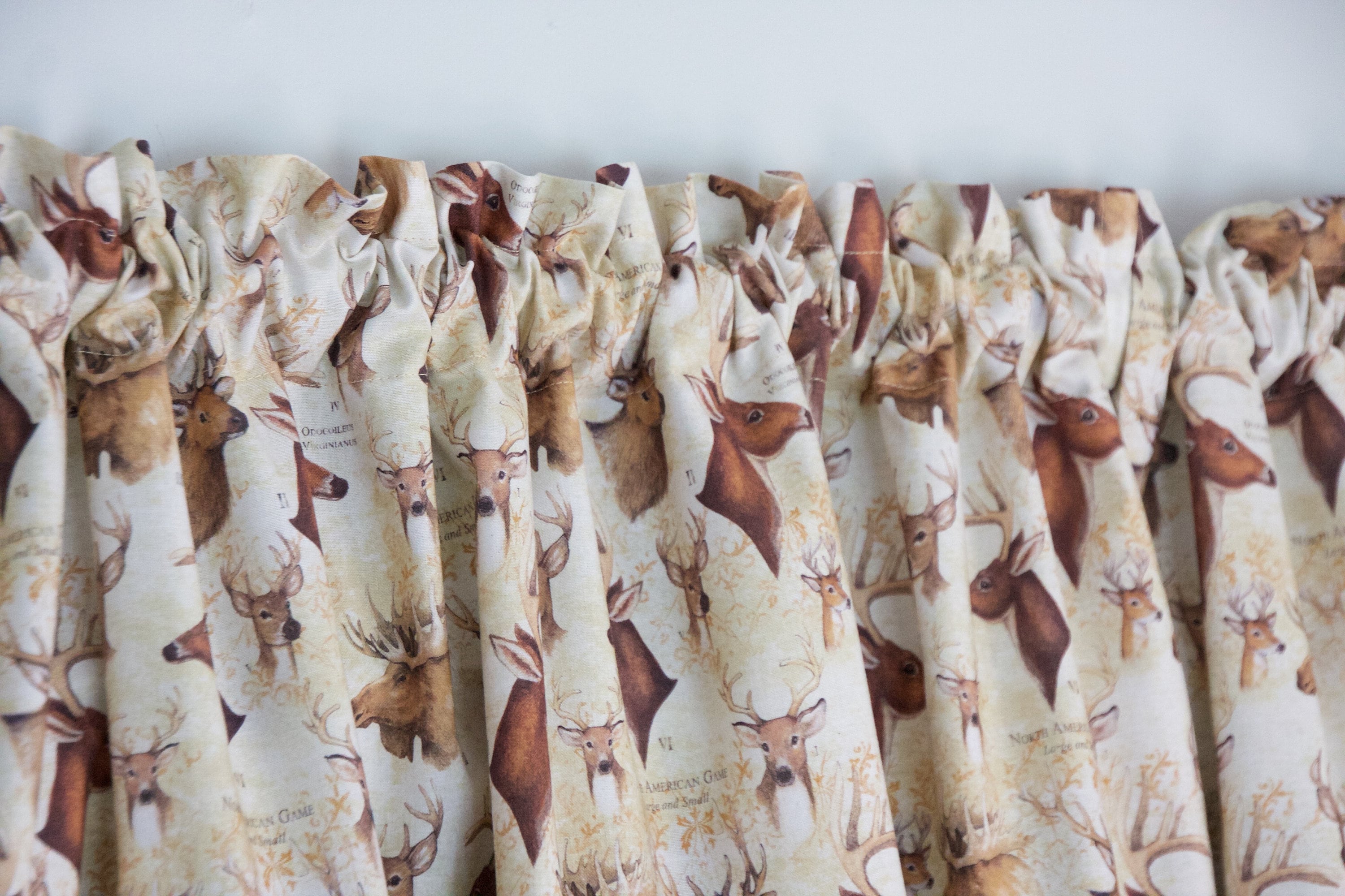 Lodge Curtains, Cabin Curtains, Hunting Curtains, Deer Curtains ...