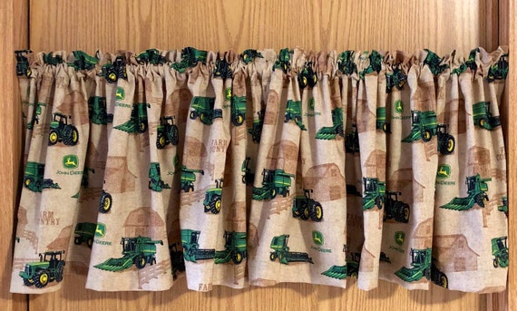 John Deere Valances John Deere Curtains John Deere Bedding Etsy