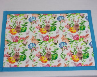 Easter Placemats, Easter Table Decor, Easter Table Linens, Bunny Placemats, Bunny Table Linens, Bunny Decor, Easter Decor, Bunny Decor