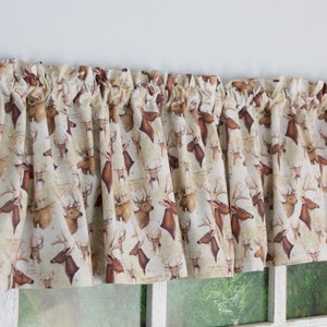 Lodge Curtains, Cabin Curtains, Hunting Curtains, Deer Curtains, Wildlife Curtains, Country Home Decor, Lodge Home Decor, Cabin Home Decor