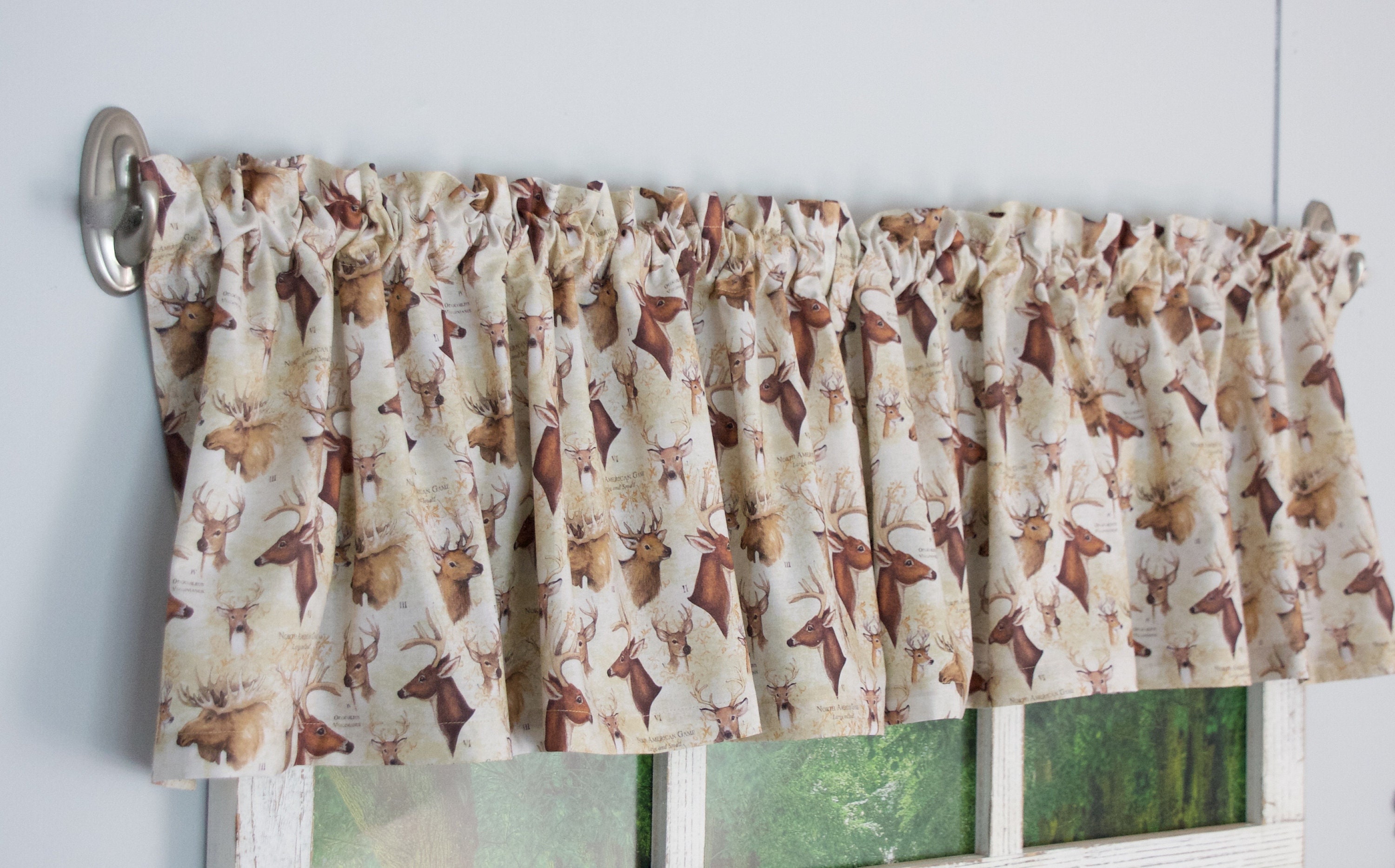 Lodge Curtains, Cabin Curtains, Hunting Curtains, Deer Curtains ...