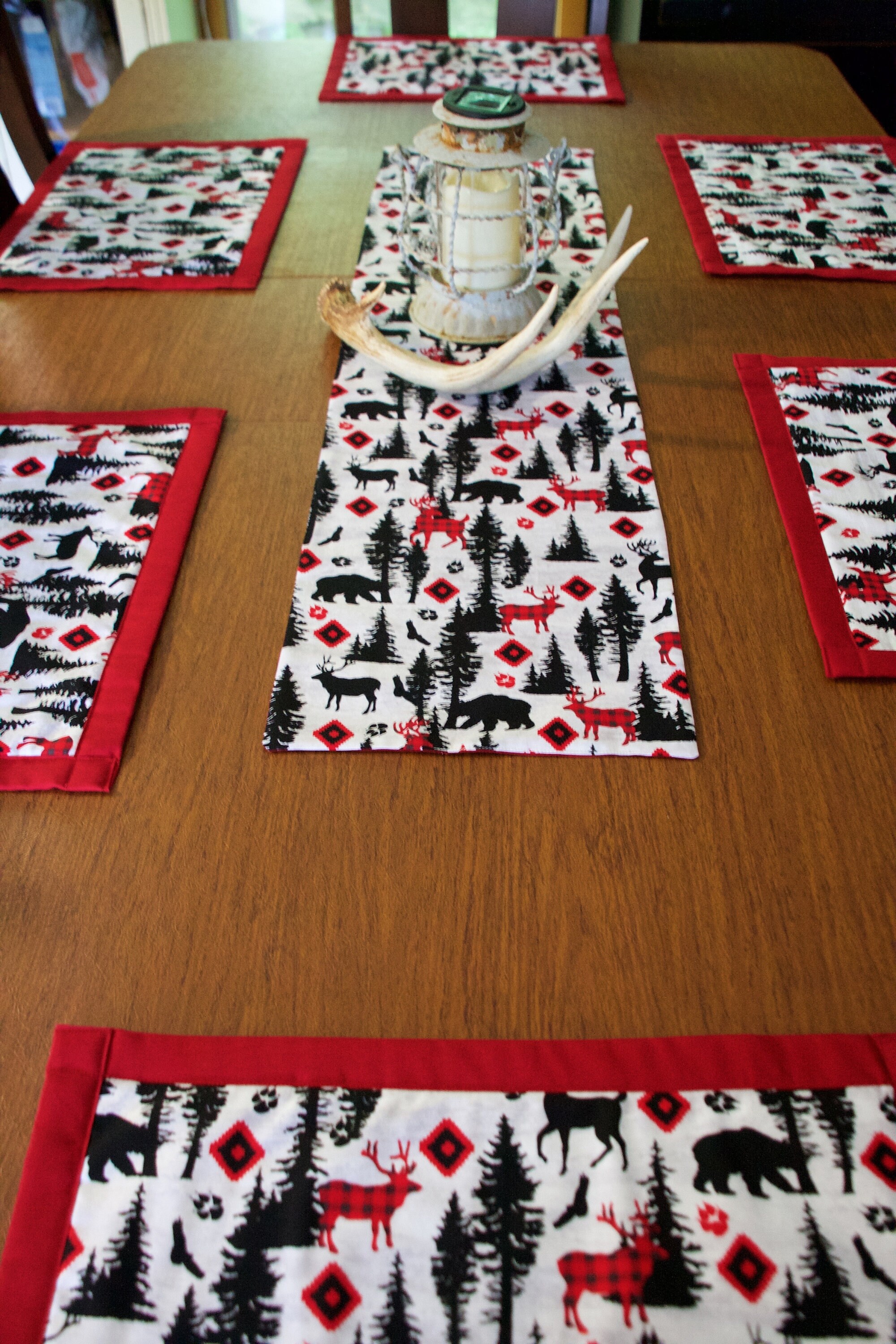 Lodge Table Runner Cabin Table Runner Table Runner Rustic Etsy