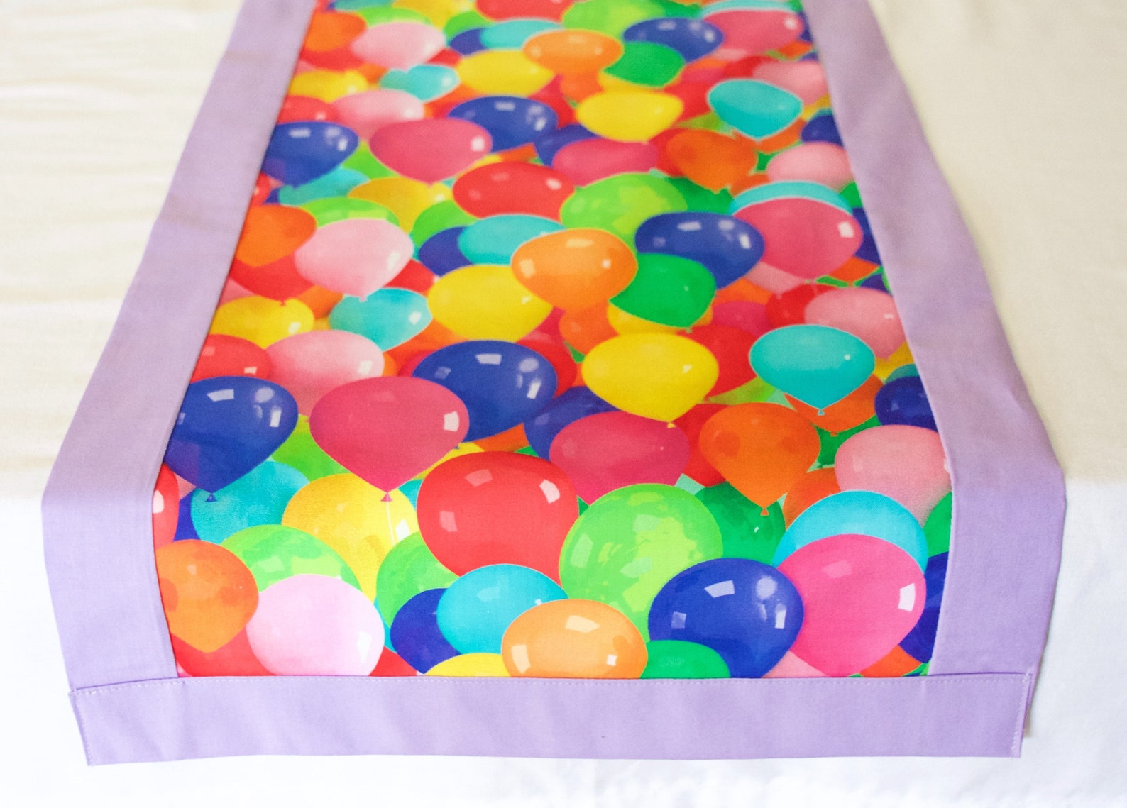 Birthday Table Runner Party Table Runner Birthday Table Etsy