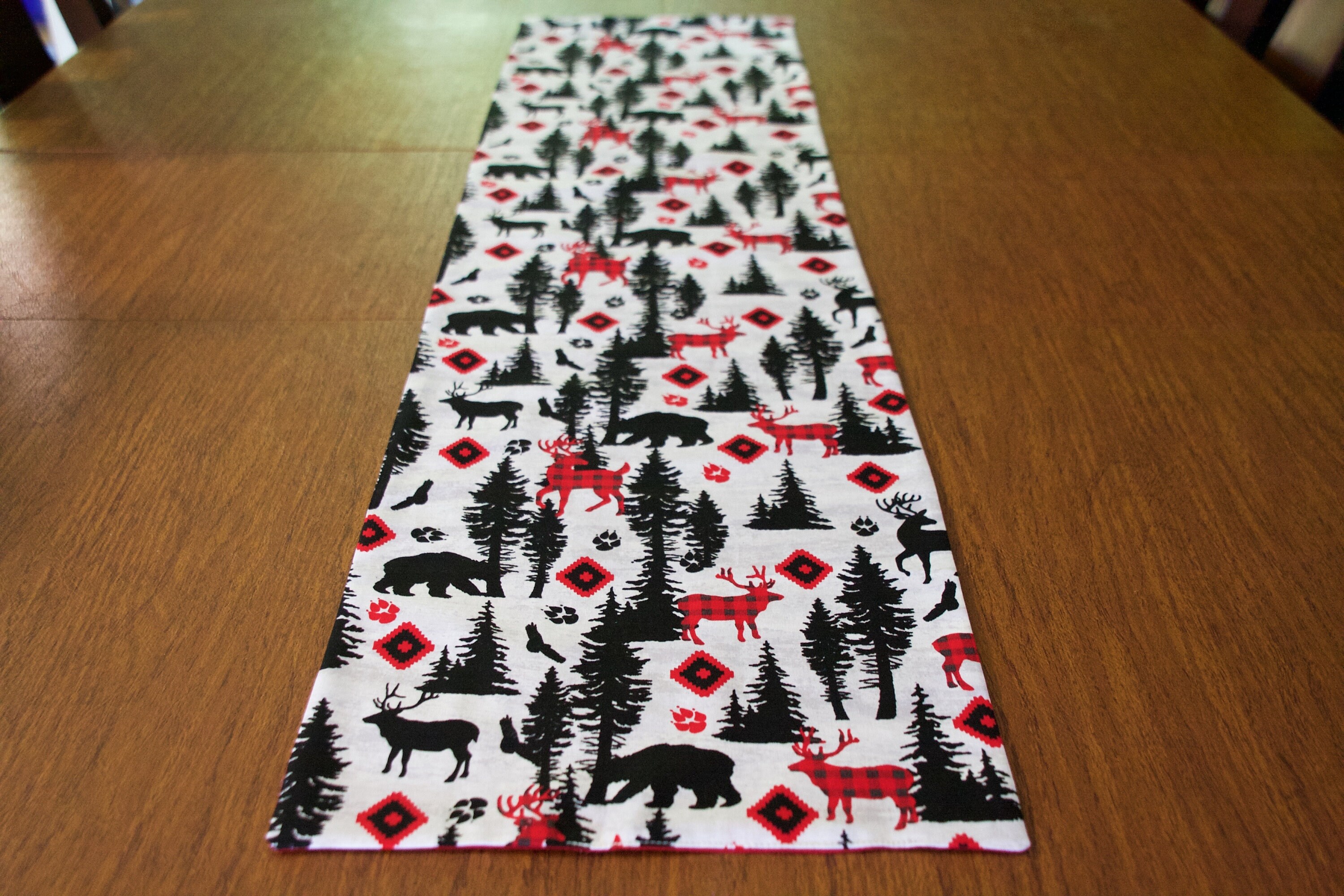 Lodge Table Runner Cabin Table Runner Table Runner Rustic Etsy