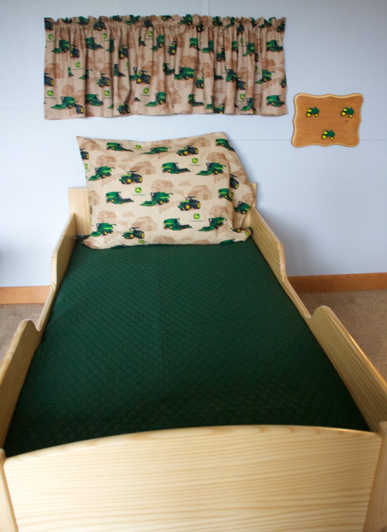 Toddler bedding toddler bed set John Deere bedding tractor Etsy