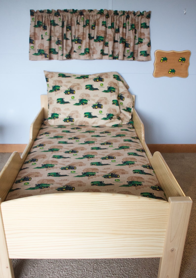 Toddler Bedding Toddler Bed Set John Deere Bedding Tractor Etsy