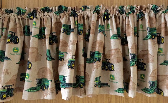 John Deere Valances John Deere Curtains John Deere Bedding Etsy