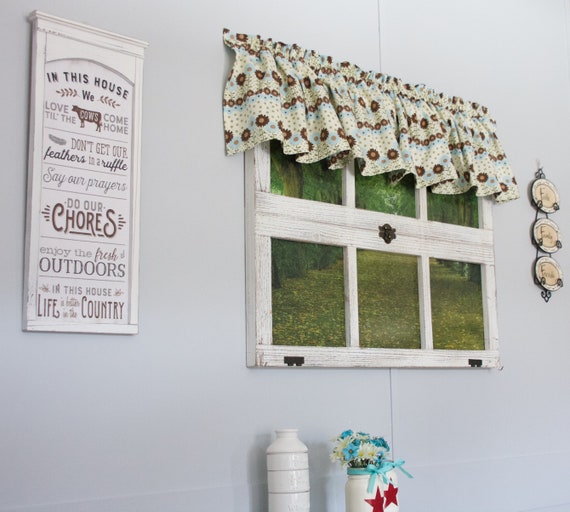 Country Kitchen Curtains Country Valances Country Home Etsy