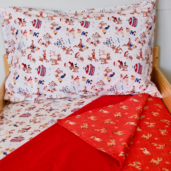 Christmas Bedding Etsy