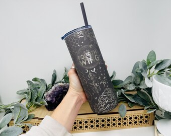 Dragon Book Tumbler: Four Wing Design, 20oz Insulated Mug