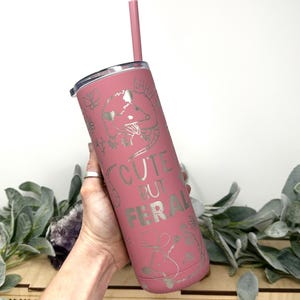 Süße aber wilde Opossum Reisebecher, Opossum Geschenk Lustige Kaffeetasse (20 Unzen dünn) Bild 4
