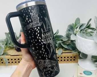 Wizard World 40oz Tumbler: Laser Engraved Insulated Travel Mug