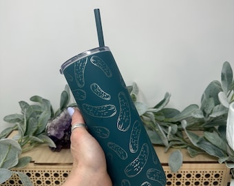 Pickle 20 oz Tumbler: Engraved Stainless Steel Insulated Travel Mug