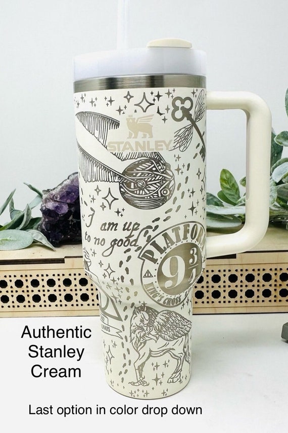 Laser Engraved Harry Potter, Wizard Tumbler With Handle, Stanley