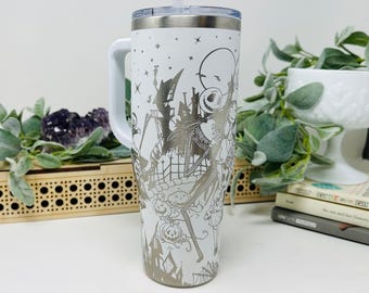 Nightmare Tumbler: Sally Ogie Laser Engraved 40oz Travel Mug