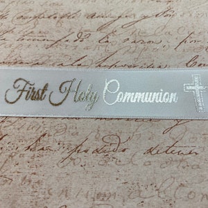 First holy communion ribbon