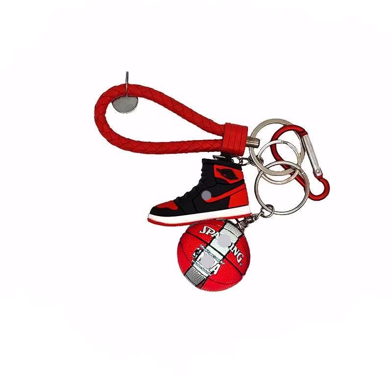 Red nike keychain best sale