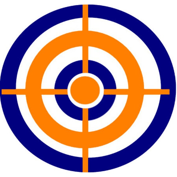 16 target stickers dart gun stickers dart gun birthday