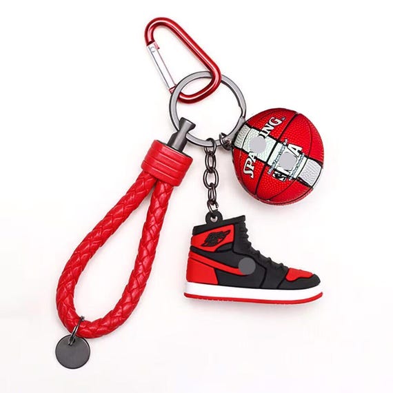 Red 4 Piece Key Chain Key Chain NIKE Keychain Basketball Keychain Jordans Keychain Basketball Shoes Keychain Sports NIKE Jordans Etsy