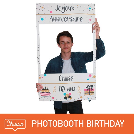 Birthday 2 Photobooth Frame Etsy Birthday 2 Photobooth Frame Etsy