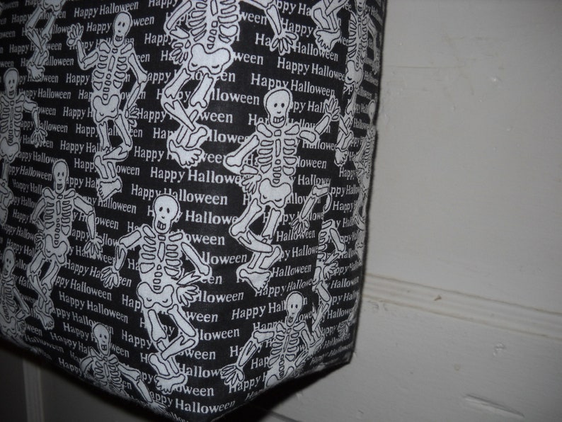 Earth Friendly Reusable Grocery Bag Skeletons Reusable Grocery Bag Shopping Tote Bag Halloween Trick or Treat Tote