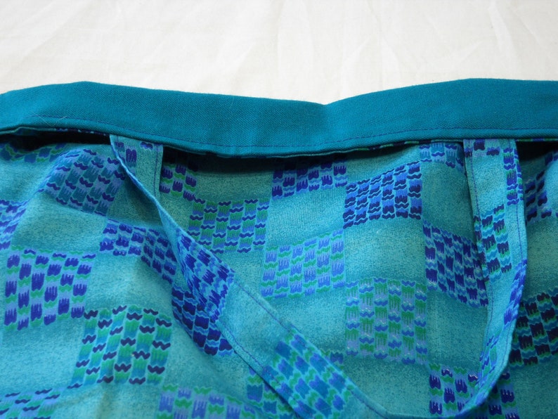 School Book Bag Shopping Tote Bag Blue-Green Library Book Bag Earth Friendly Tote Work Bag