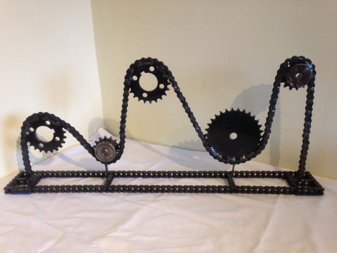 roller-chain-sculpture-sprockets-industrial-steam-punk-art-etsy-de