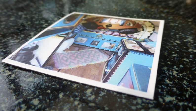 Winter Days Set three: Romany Inspired Gift Set Unique Gypsy Caravan Prints /& Greetings Card with Fridge Magnet Free Christmas Card