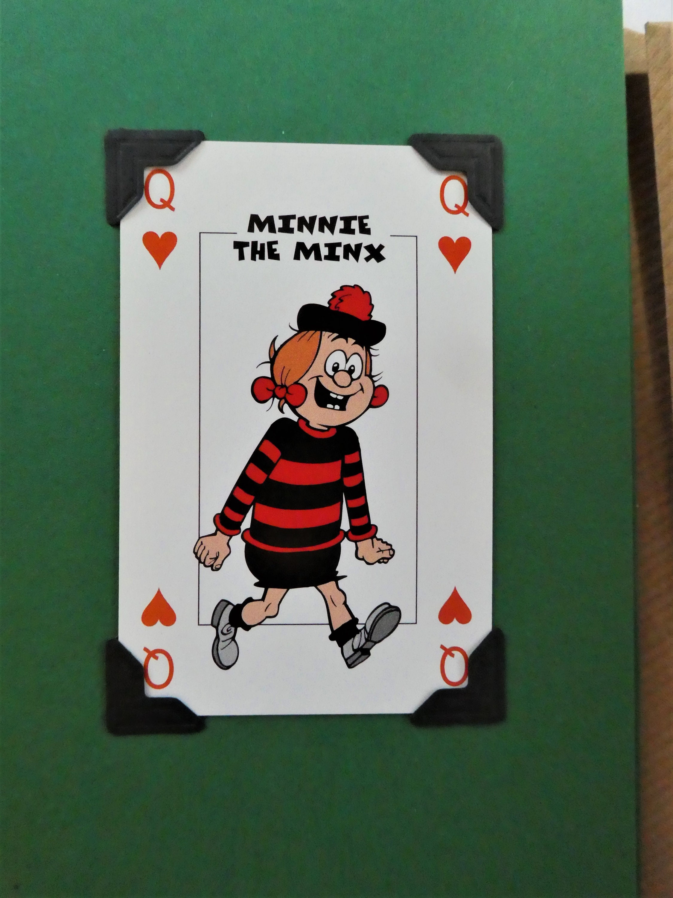Minnie The Minx Beano Favourite Playing Card Greetings Card Etsy Uk